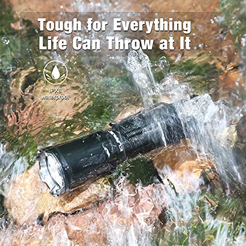 Klarus Xt11Gt Pro 3300 Lumens Usb C Rechargeable Tactical Flashlight, Instant Reaction Dual Tail Switches, Tactical + Outdoor Settings, With 3100Mah Battery, Holster #TOP4