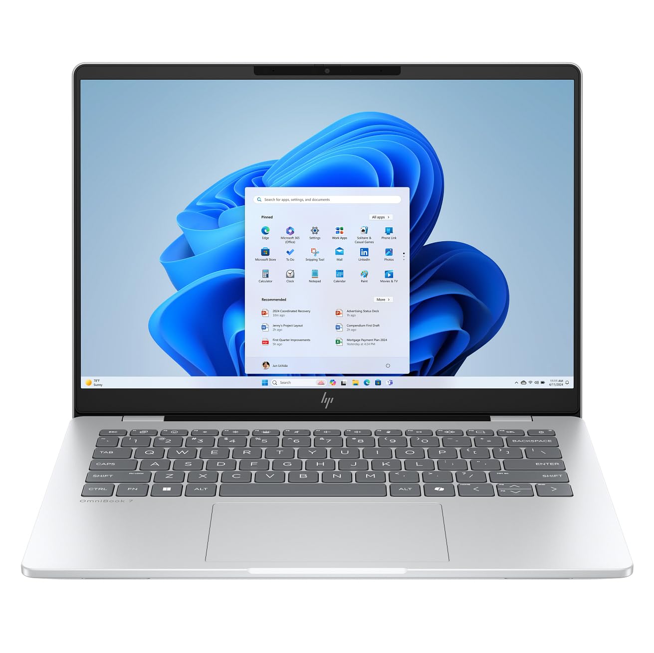 Windowsノート本体 HP OmniBook 7 Laptop14 ULTRA 7 255H 32G HP OmniBook 7 AI Laptop (14