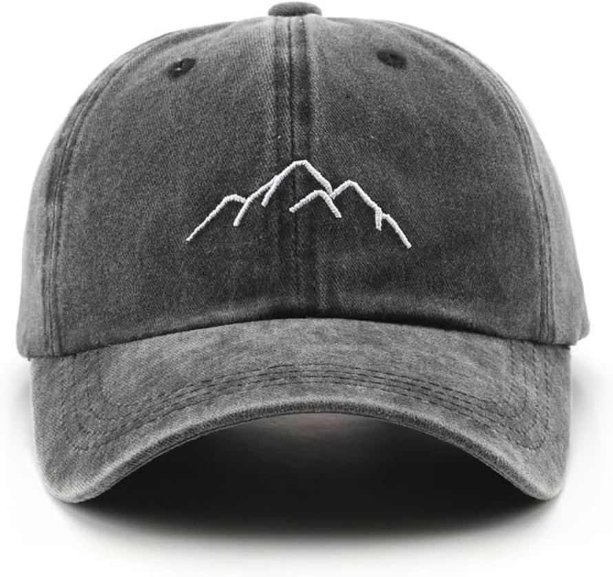 Vintage Baseball Cap for Men Peak Dad Hats Retro Washed Cotton Cap Mountain Sports Cap for Women Adjustable - Image 2