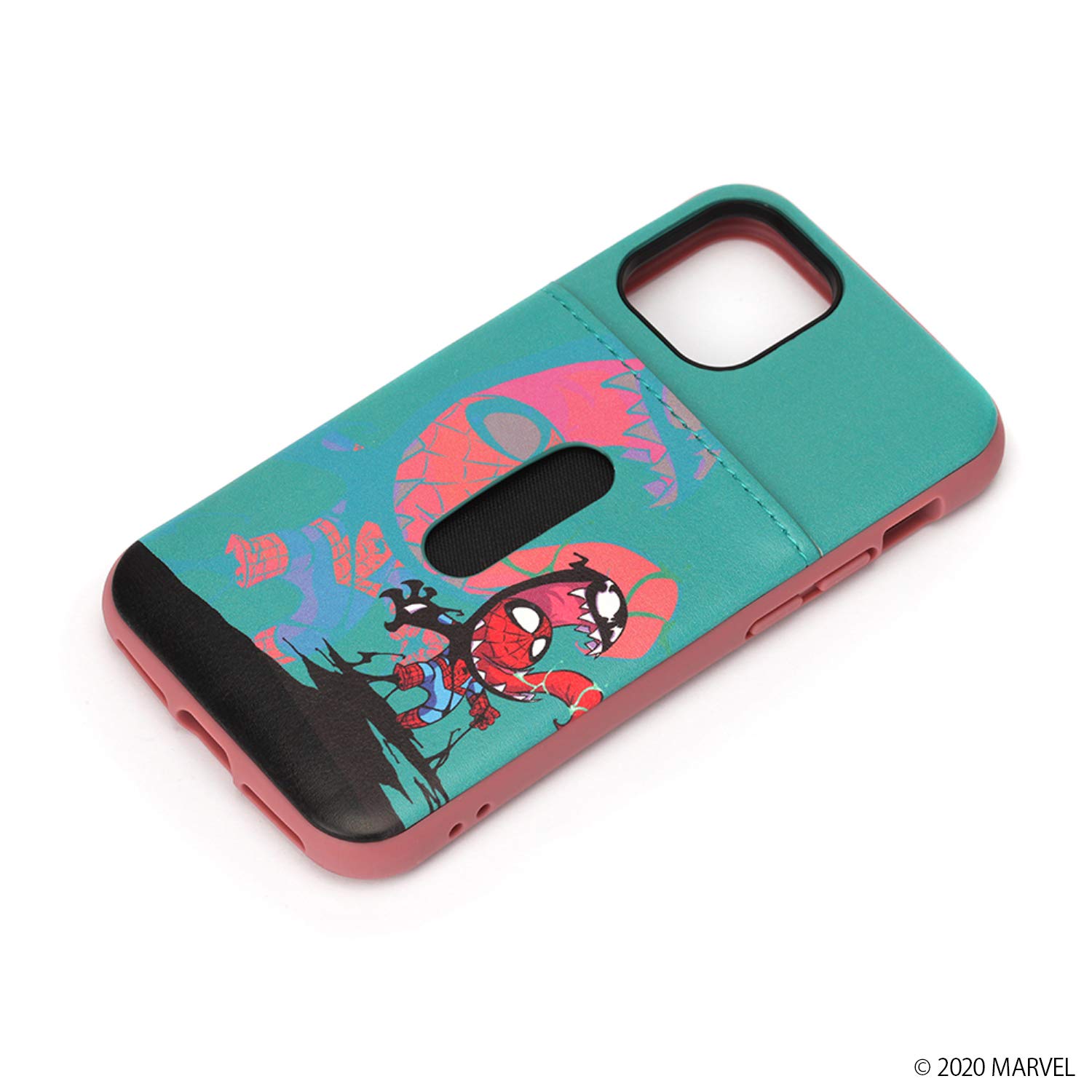 Premium Style iPhone 12 mini用 タフポケットケース スパイダーマン＆ヴェノム PG-DPT20F21SPM