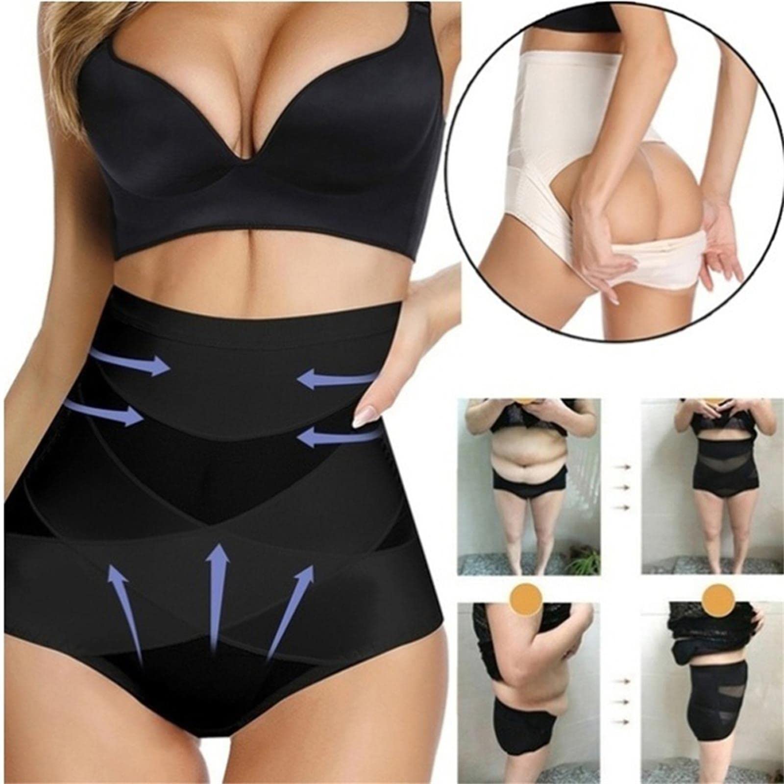 Guaina Modellante Donna Donne alla Cintura Tummy Control Belly Shaper Women Shapewear