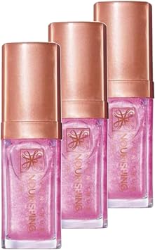 Avon True Nourishing Lip Oil 7 Ml. Shimmering Petal Threesome Set