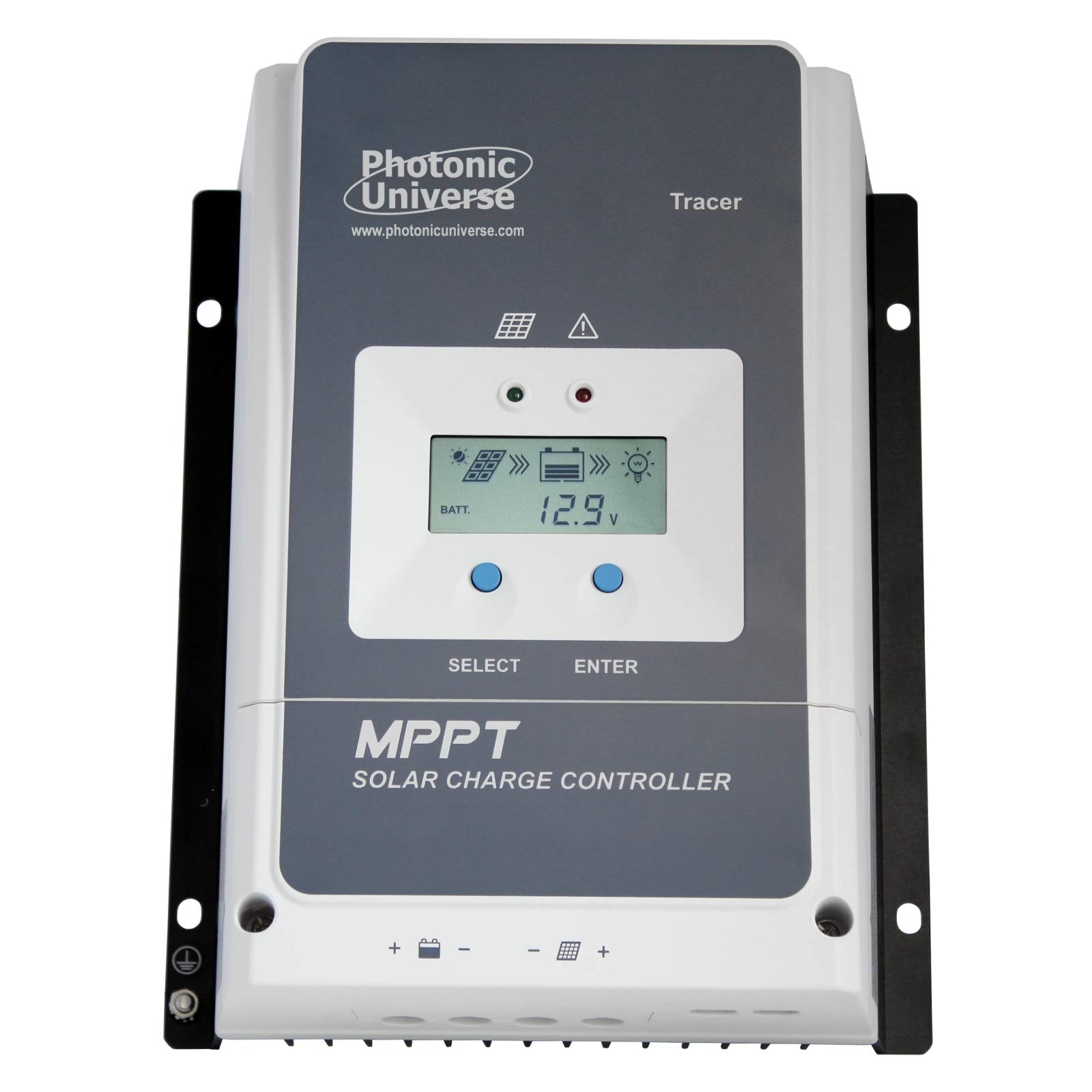 50A MPPT solar charge controller with LCD screen 12V 24V 36V 48V upto 150V solar