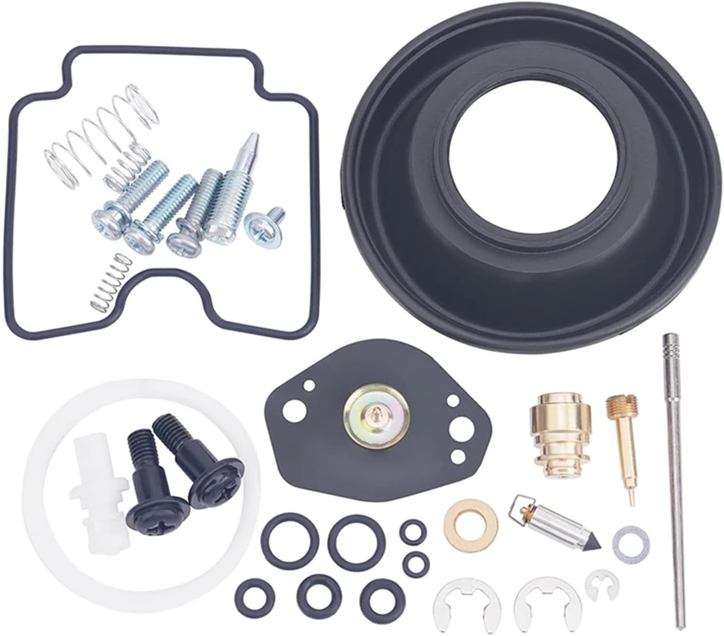 1/4 sets Motorcycle Part Carburetor Rebuild Repair Tool Kit Plunger Diaphragm Fit For DRZ400S DRZ400SM DRZ 400 E S SM(1 set)