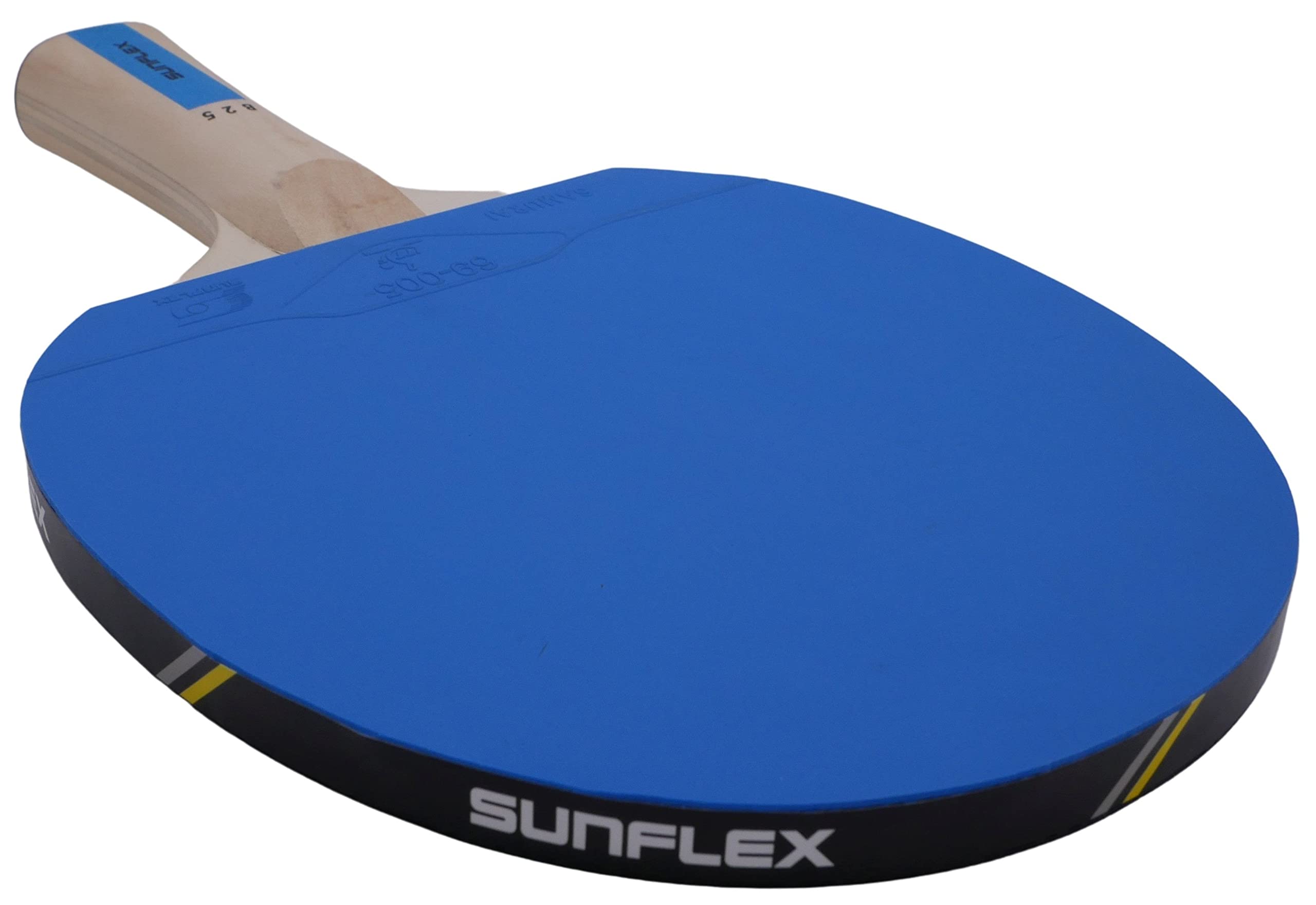 Sunflex® Color COMP B25 rakietka do tenisa stołowego, rakietka rekreacyjna z wklęsłym uchwytem, niebieska powłoka z certyfikatem ITTF, dla początkujących, niska waga
