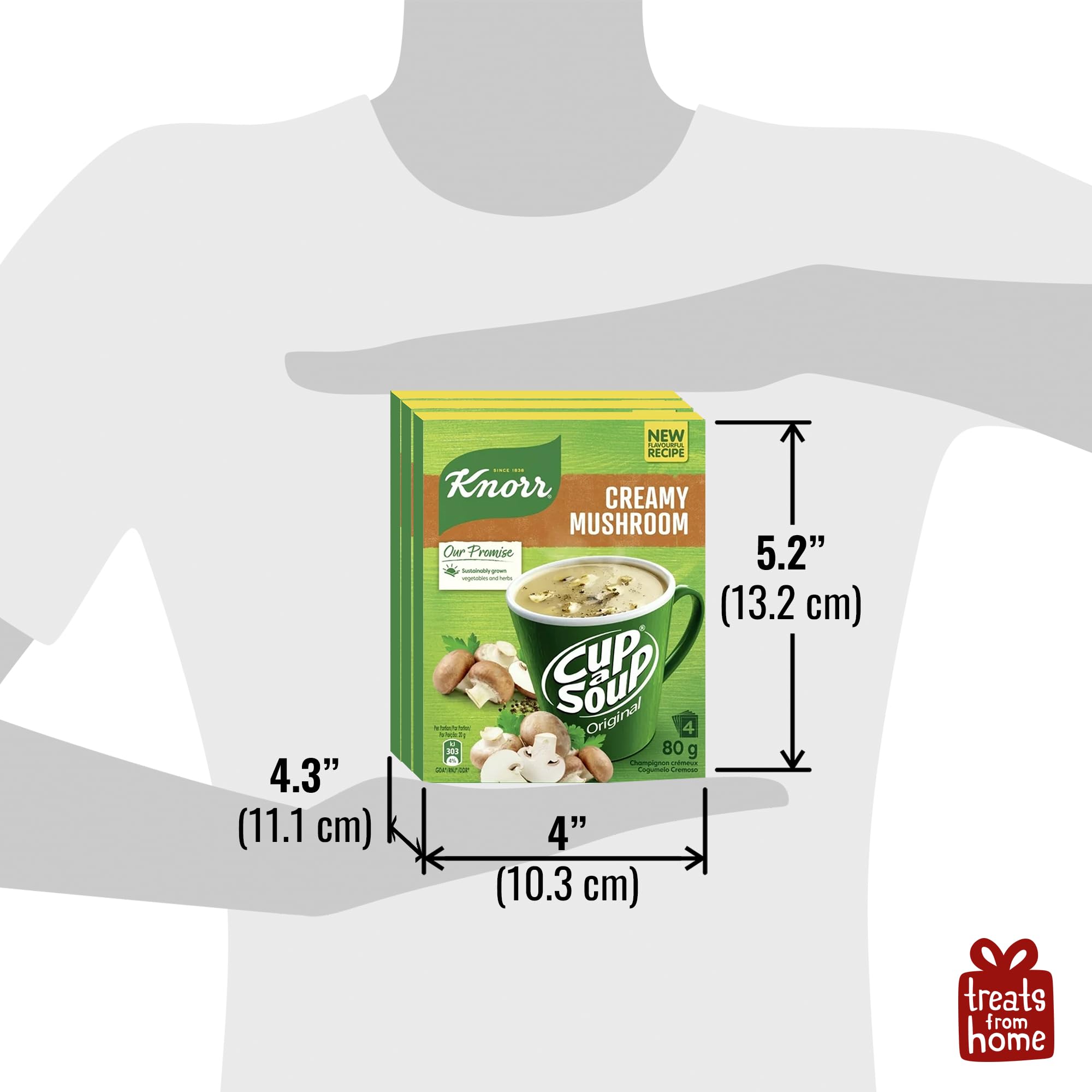 Cup-a-Soup Variety Pack Bundle - Includes Chicken Noodle, Creamy Mushroom, and Creamy Tomato Instant Soups - Quick and Wholesome Meals