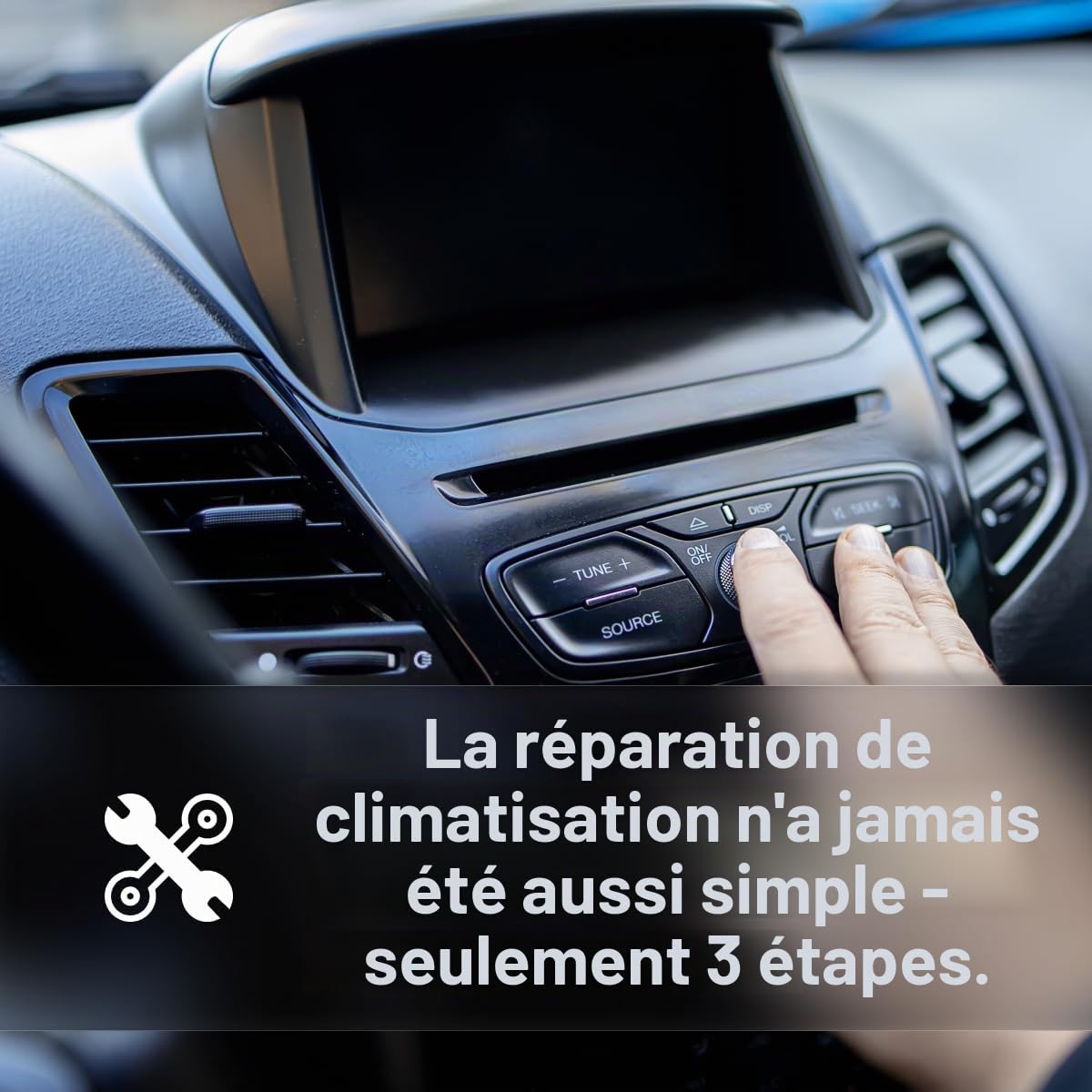 2 x 400 ml et tuyau avec manomètre - Remplacement écologique du réfrigérant R134a/R12 - Remplissage autonome du climatiseur