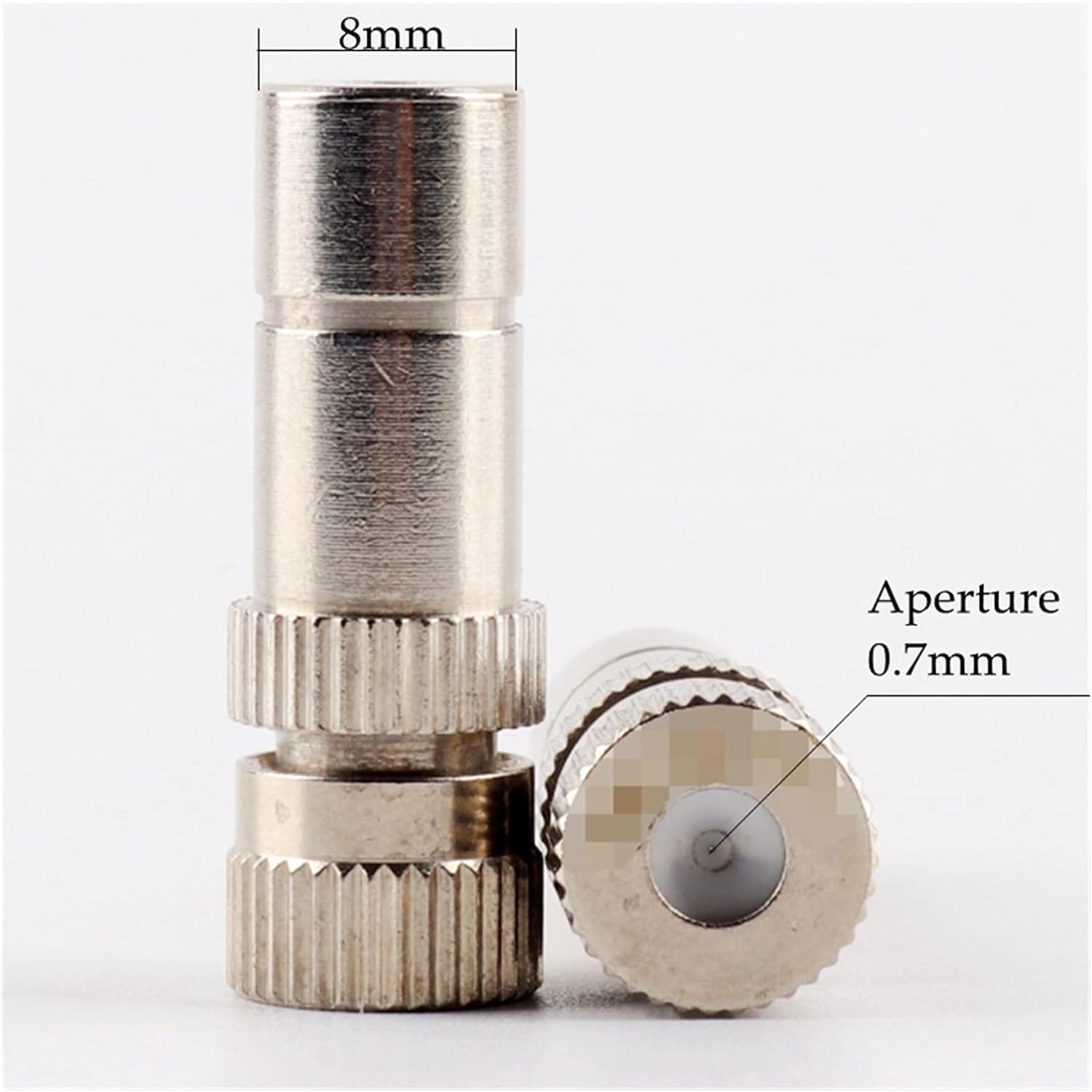 Gardening Irrigation Dripper 8PCs 8mm Atomization Atomization Sprayer Dust Removal and Humidification 8 Hole Irrigation Farm Lawn Plant Greenhouse