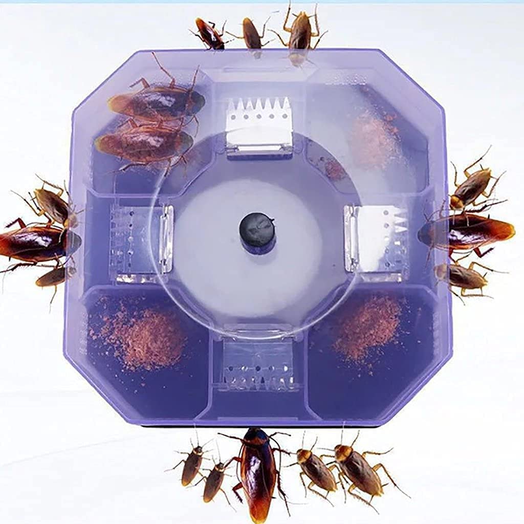 PRETOX Multi Purpose Cockroach Bug Insects Catcher Trap for Home Kitchen | Reusable Plastic Cockroach Catcher Killer Box (B09J2H32FH) Amazon Price History, Amazon Price Tracker