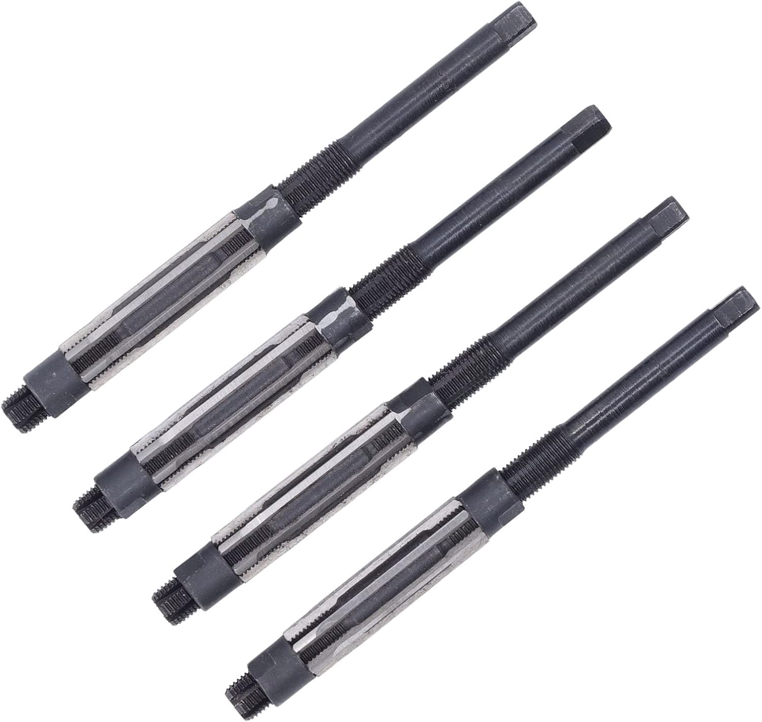 Adjustable Hand Reamer 5Pcs Set Precision 9SiCr Steel Reaming Tool Kit for Metal Workers and DIY Projects Professional Grade Durable Construction