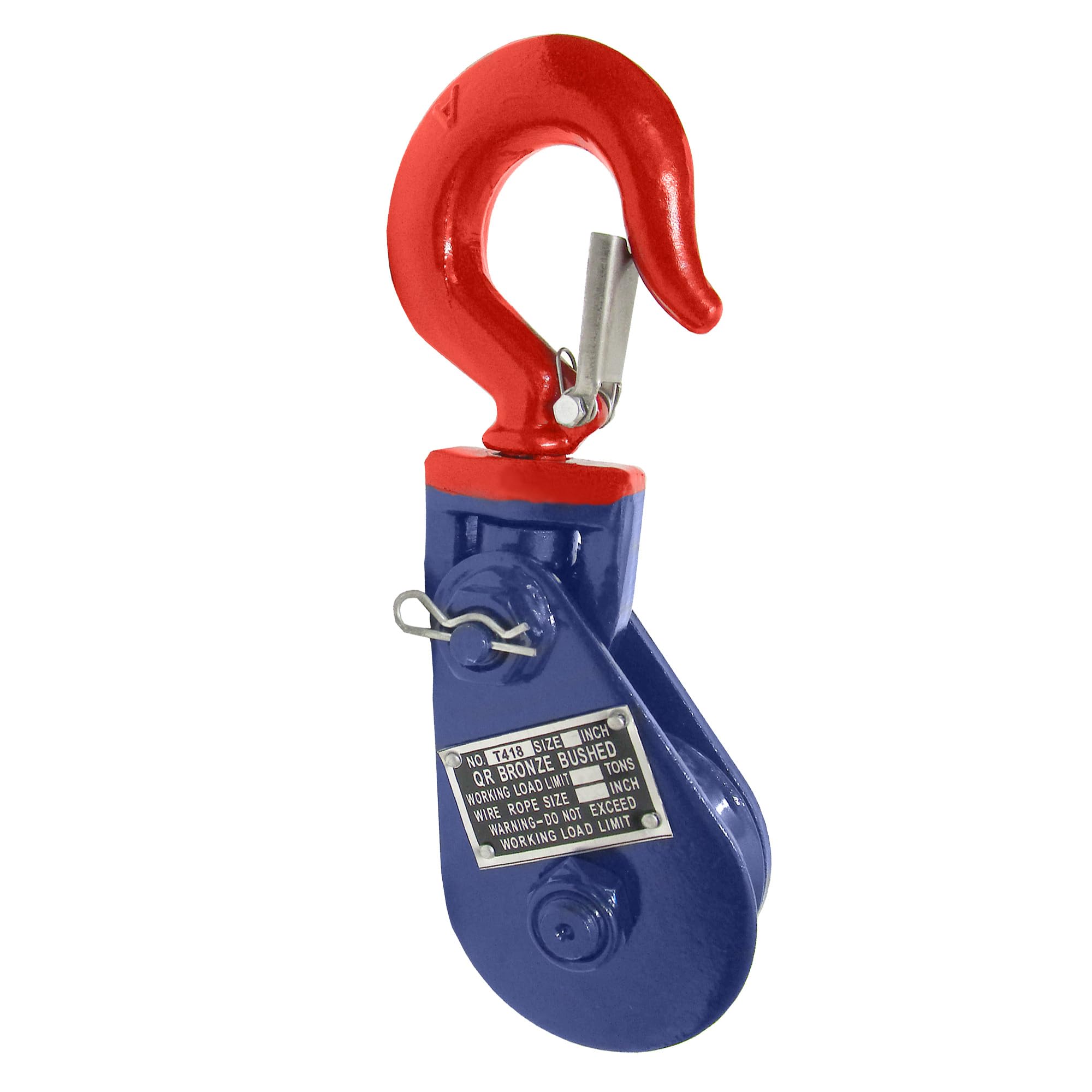 15 Ton Snatch Block with Hook and 8