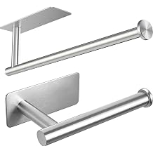 2 PCS Kitchen Bathroom Hardware Set Stainless Steel-Include Paper Towel Holder, Toilet Paper Holder Kitchen Bathroom Accessories Set