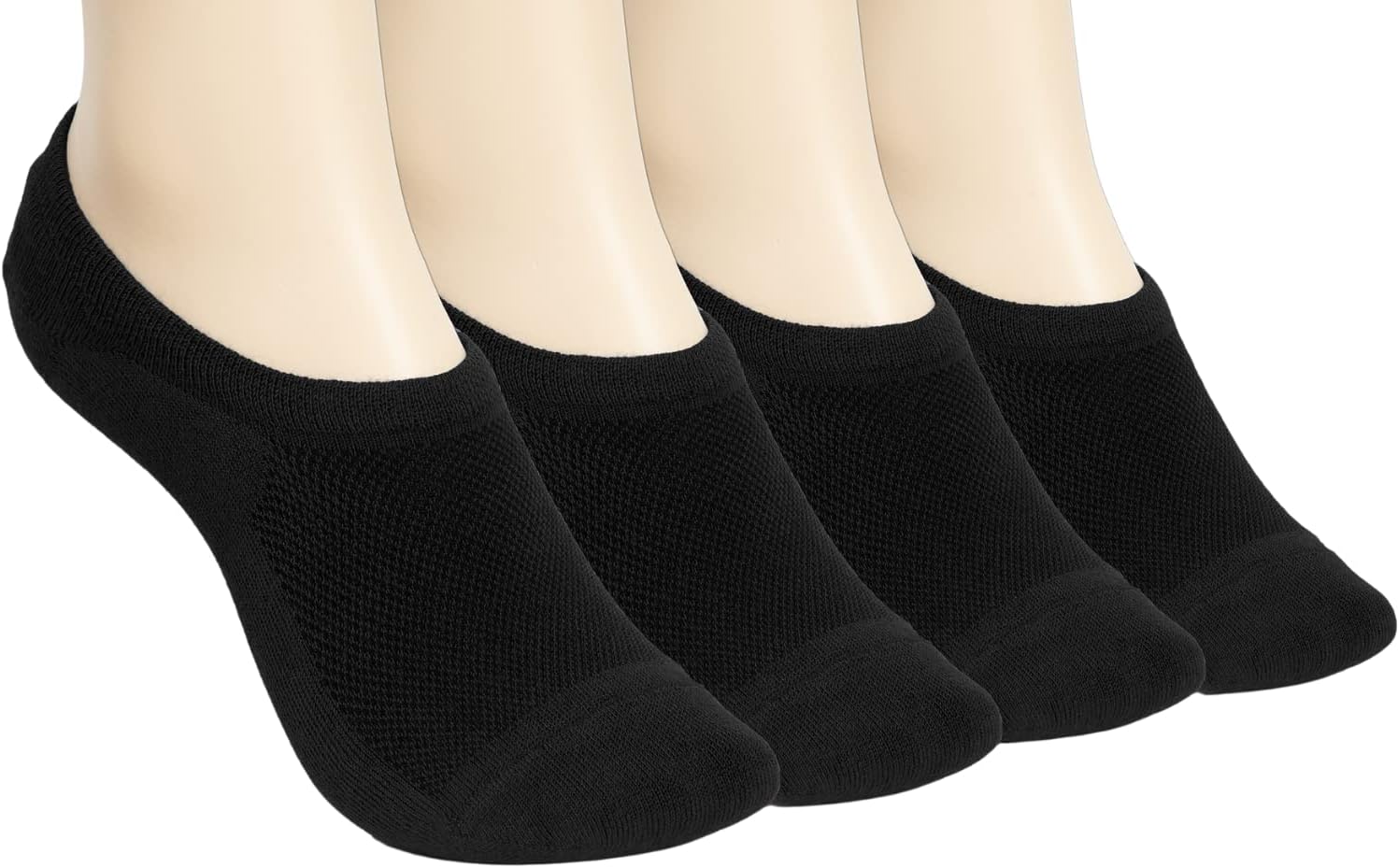 No Show Rayon Ankle Socks for Women, Low Cut No Slip Short Footies, Invisible Thin Athletic Sneaker Socks