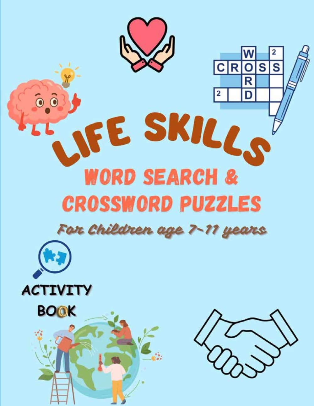 Life skills word search & crossword puzzles for Children