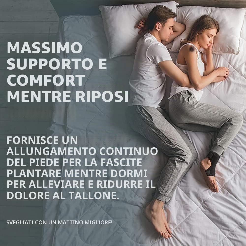 Fascite plantare Notte Stecca Piede Correttore Goccia Del Piede Ortesi Sollievo Dal Dolore Efficace Sollievo da Fascite Plantare Tendine Stretch