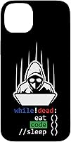Vista 15 de Hacker Food Coder Sleep Programmer Coding Gift Case for iPhone 16