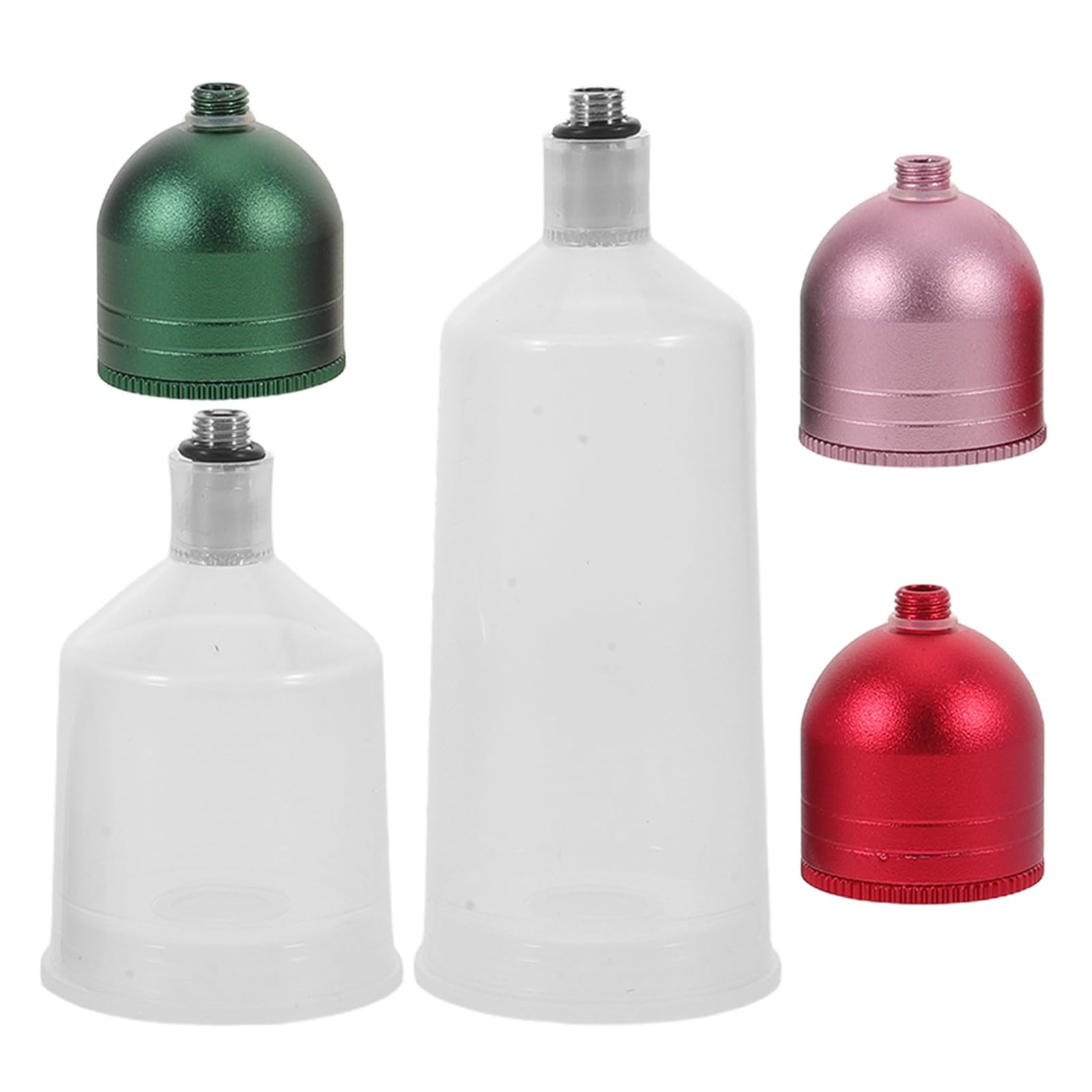 Conteneur en plastique pour ongles et aérographe avec godet de rechange x5