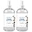 SMELLS BEGONE Air Freshener Home and Linen Spray - Odor Eliminator - Made with Essential Oils - Fresh Cotton Scent - 2 Pack - 16 Ounce