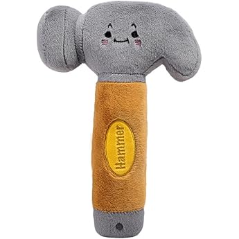 Cuddly Toy Tools Repair Tools Doll Plush Stuffed Toy for Playing and Cuddling Cuddly Toy for Boys Babies 30 cm Hammer