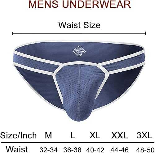Miniatura 6 de ZONBAILON Ropa interior para hombre, bolsa elástica, sexy, de tiro bajo, con aumento de abultamiento