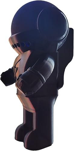 Vista 6 de Splin Soporte de mesa compatible con Yaxa Alexa Smart Speaker Echo Dot (4ª y 5ª generación) y Apple HomePod Mini, estilo robot Astro Hero (negro)