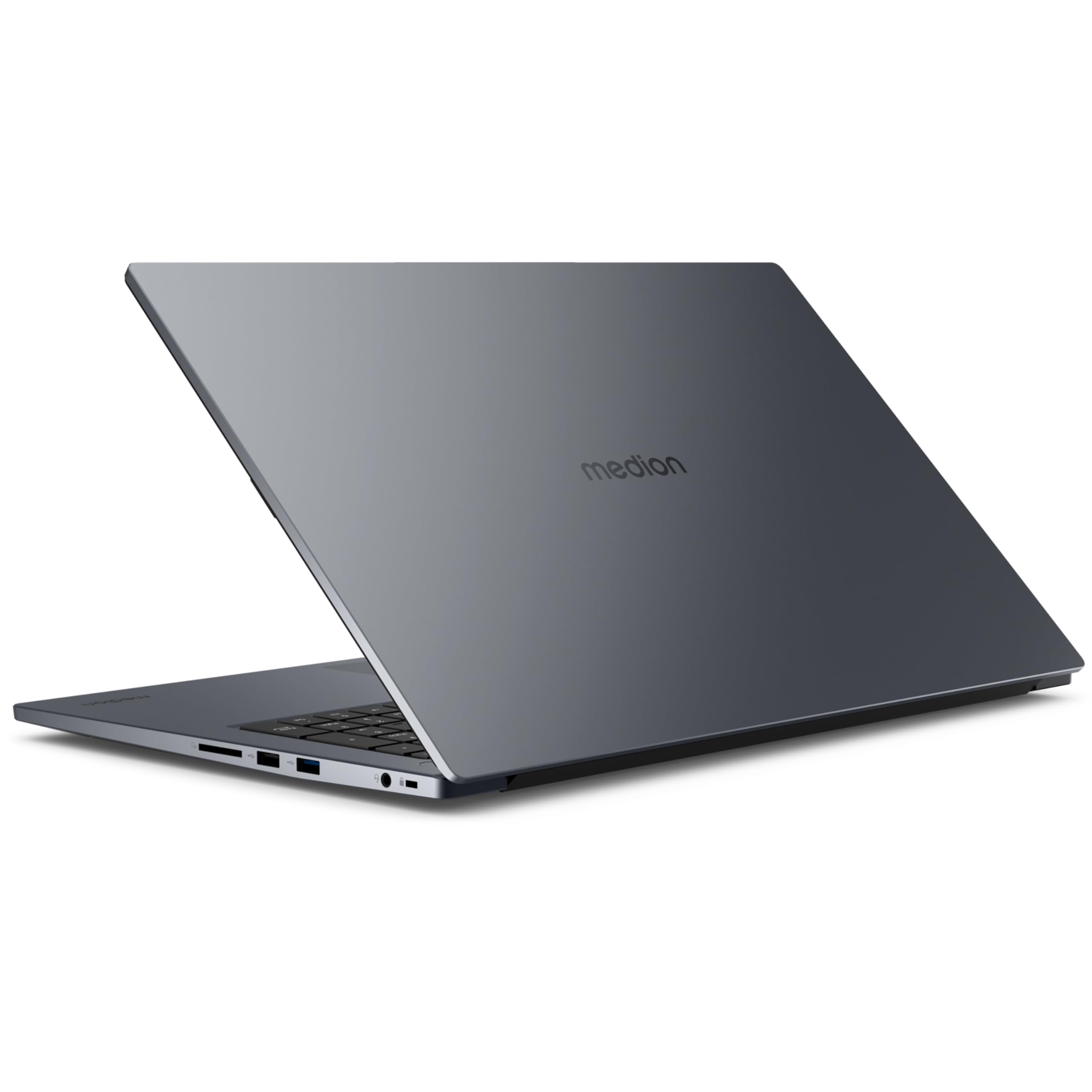 MEDION Ordinateur Portable Laptop 17 Pouces 17,3'' Full HD E17223 (Intel N100, 4 Go de RAM DDR4, 128 SSD, Webcam HD, Wi-Fi, Mode Win 11 S)
