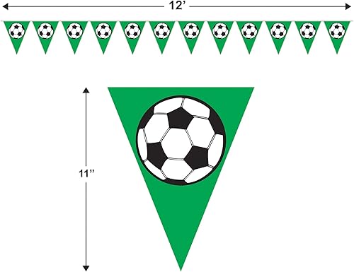 Miniatura 2 de Beistle Banderín de balón de fútbol