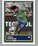 2023 Topps MLS 1983 Futbol #83T-4 Obed Vargas Sounders Soccer Trading Card