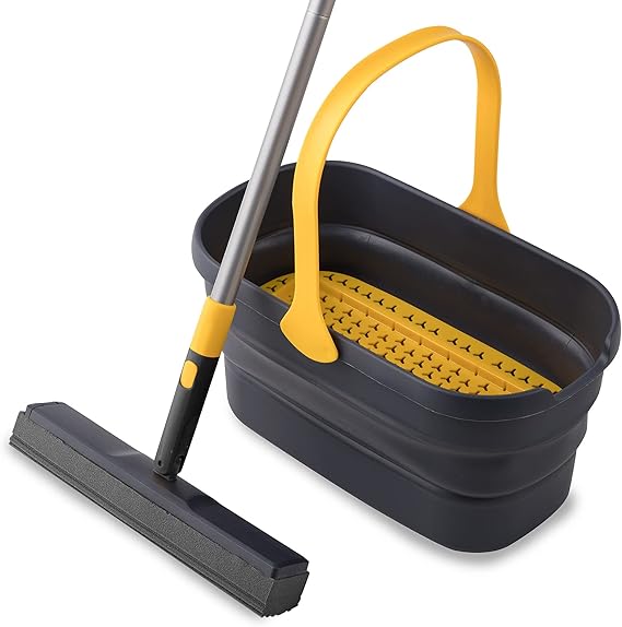 Yocada Mop and Bucket with Wringer Set Sponge Mop and