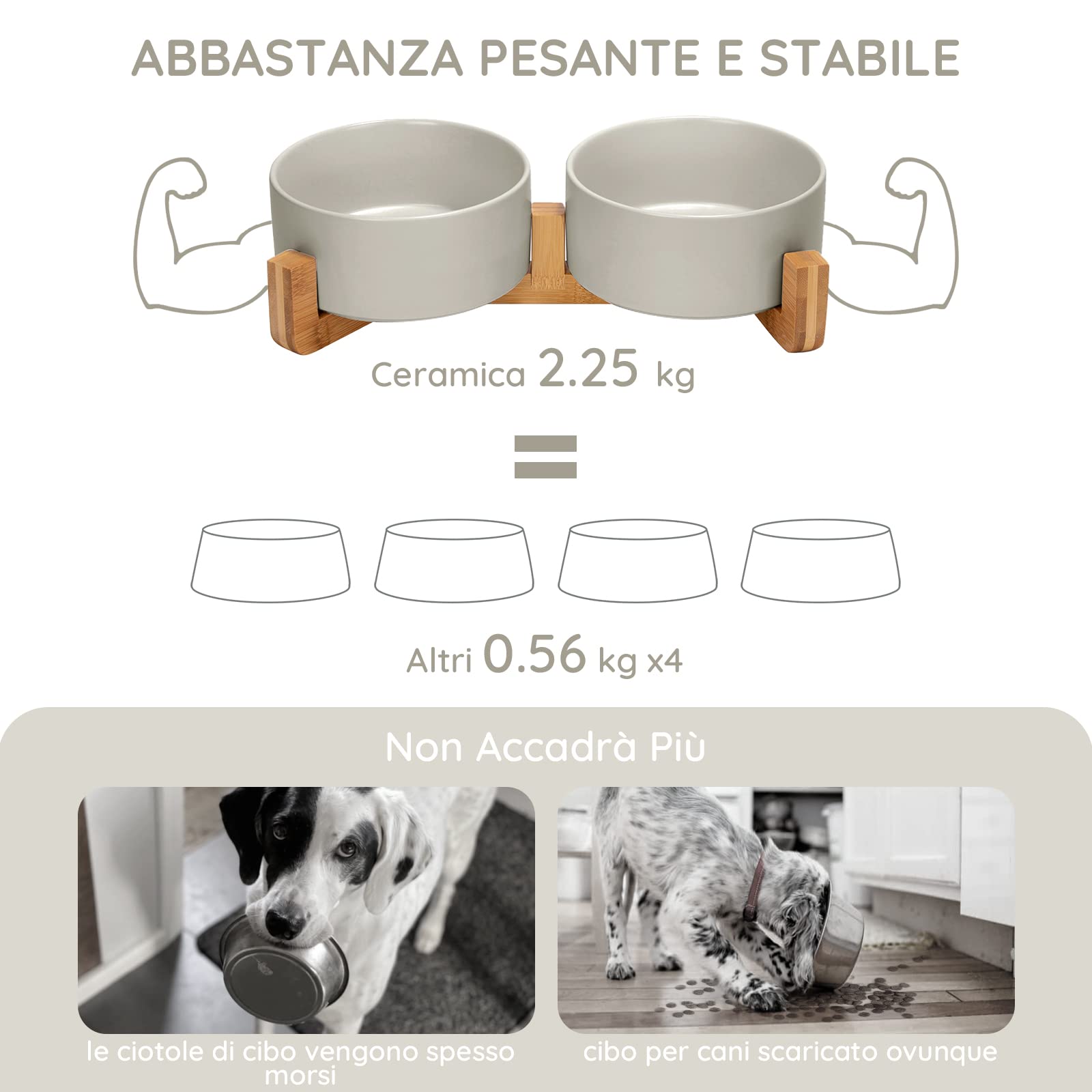 Ciotola Con Gancio Per Gabbie E Trasportini - Acciaio Inox, 300 Ml, Per Cani E Gatti - Foto 13