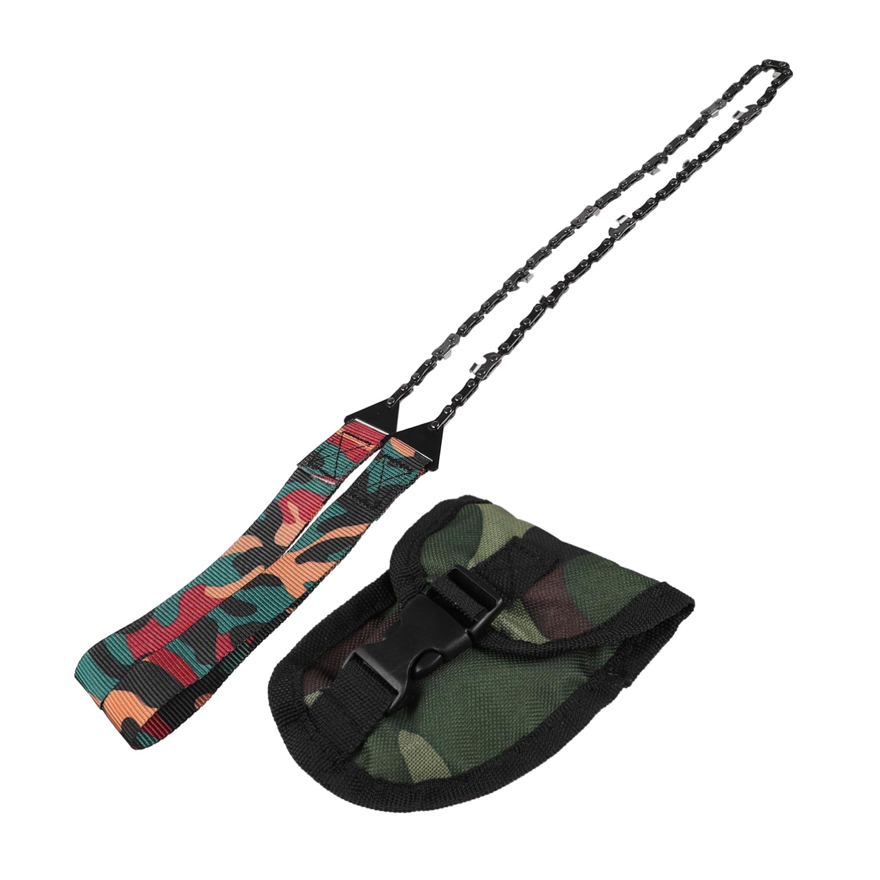 HEMOTON Professional Folding Hand Saw Chain for Camping Hiking Emergency Use Ergonomic Flexible Rope Saw for Efficient Tree Cutting and Pruning