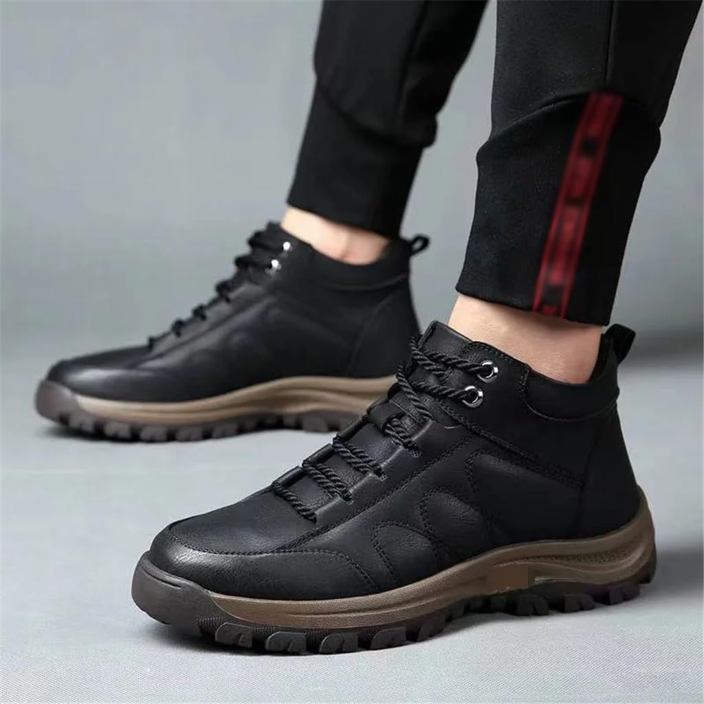 Men Waterproof Snow Warm Winter Men Sneakers Non-Slip Ankel Casual Men Shoes(39 Code)