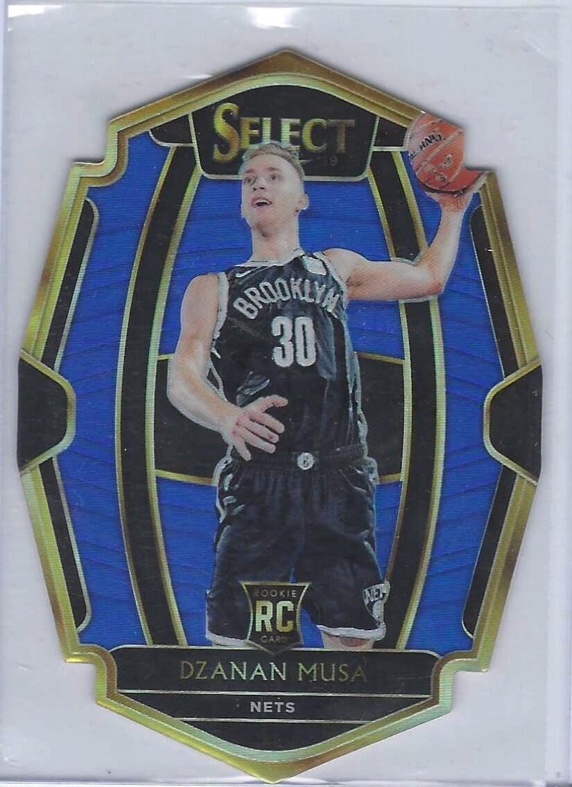 DZANAN MUSA 2018-19 PANINI SELECT PREMIER LEVEL BLUE DIE CUT PRIZM RC #d /249 - Basketball Cards