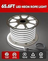 Vista 3 de Shine Decor Paquete de productos de Dimmer Pack Remote con kit de luces LED de neón blancas de 20M65.6ft