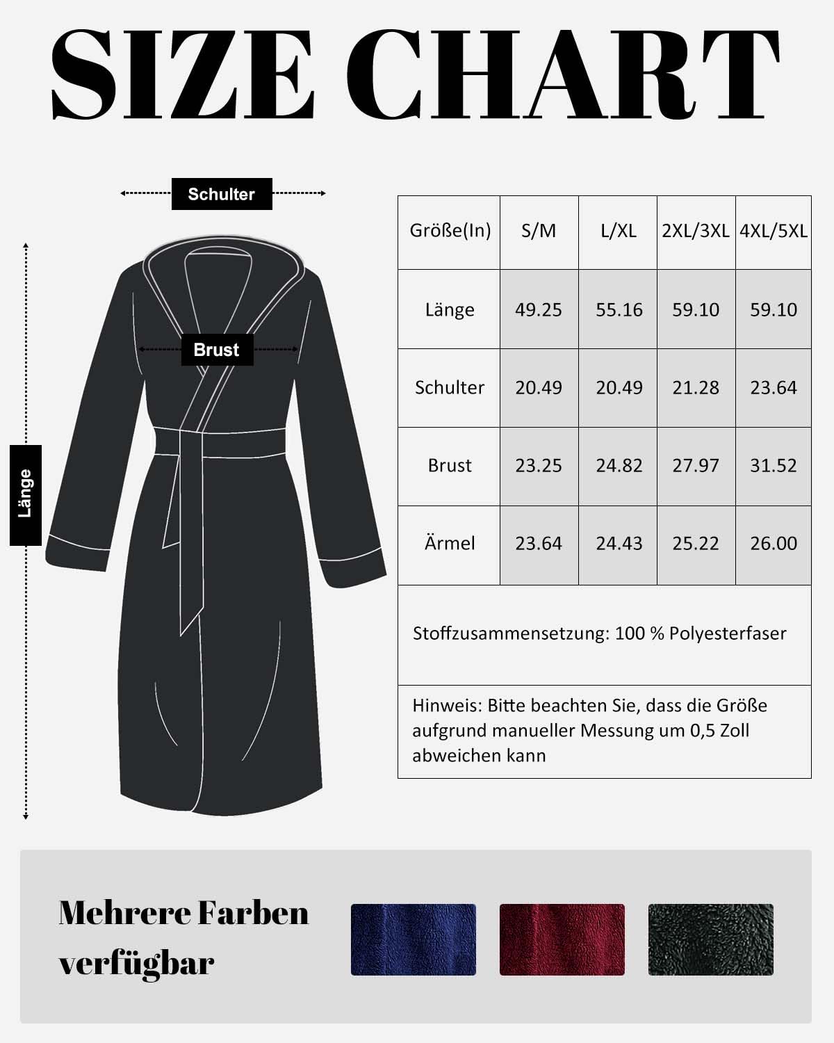 Damen Bademantel Lang und Flauschig: Plüsch Fleece Bademantel ohne Kapuze aus Plüsch Flanell mit Gürtel - Dick & Bequem Hausmantel Perfekt für Zuhause oder als Weihnachtsgeschenk