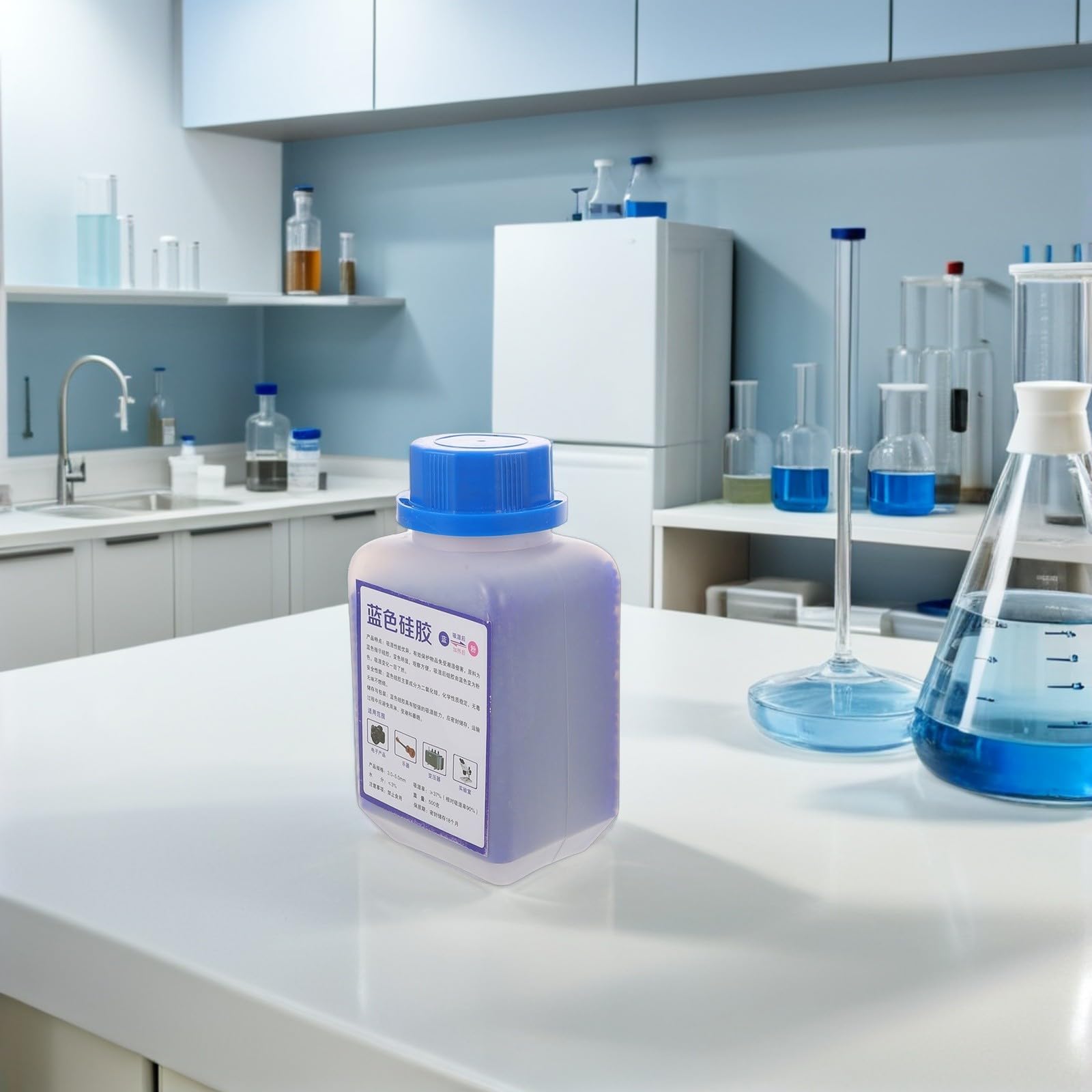 Artibetter Desecante de Sílice en Perlas Indicadoras Azules, Silicona, 500g (1,1 Lb), Reutilizable, para Filamentos de Impresora 3d y Electrónica, Secado de Filamentos y Almacenes