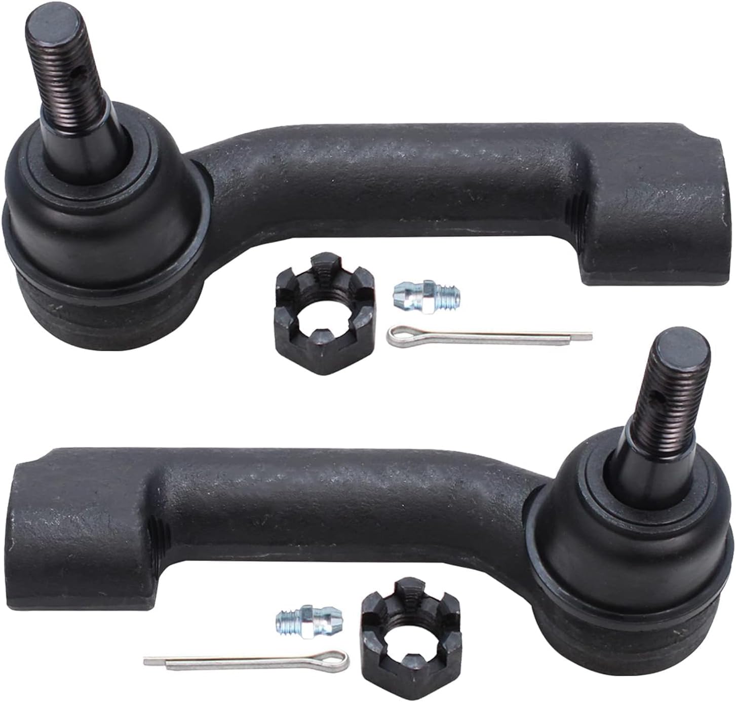 Detroit Axle - 4WD Front Suspension Kit for 2009 2010 Ford F-150 [6 Lugs], 2 Wheel Bearing and Hubs Assembly 4 Inner & Outer Tie Rods 2 Boots Replacement - 8pc Set