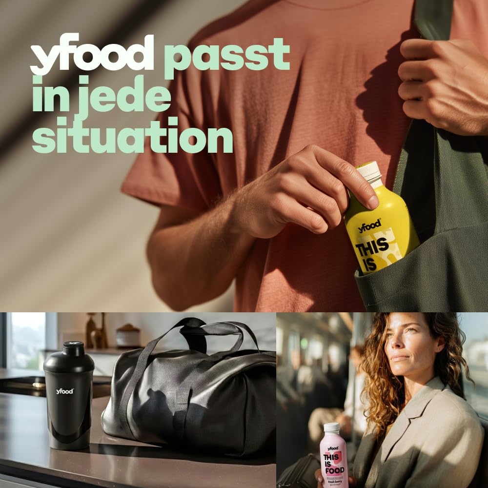 yfood Trinkmahlzeit Probierpaket Classic, 5 x 500ml, inkl. 1,25 € Pfand (5 x 500 ml, Probierpaket classic) - Vollwertig & ready-to-drink