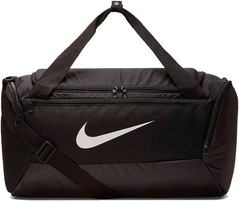 BA5957-010 Brasilia Gym Bag Unisex Adult Black/Black/White Size 1SIZE