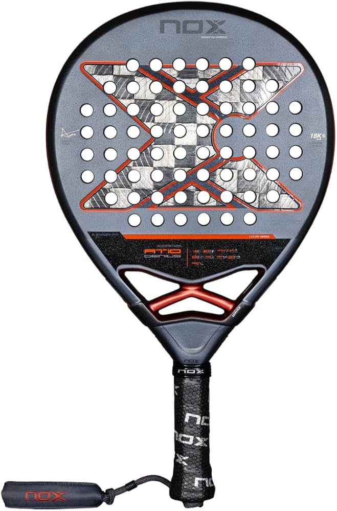 Nox パデルラケット　genius padel Amazon.com: Padel Racket AT10 Genius 18K Alum by Agustin Tapia