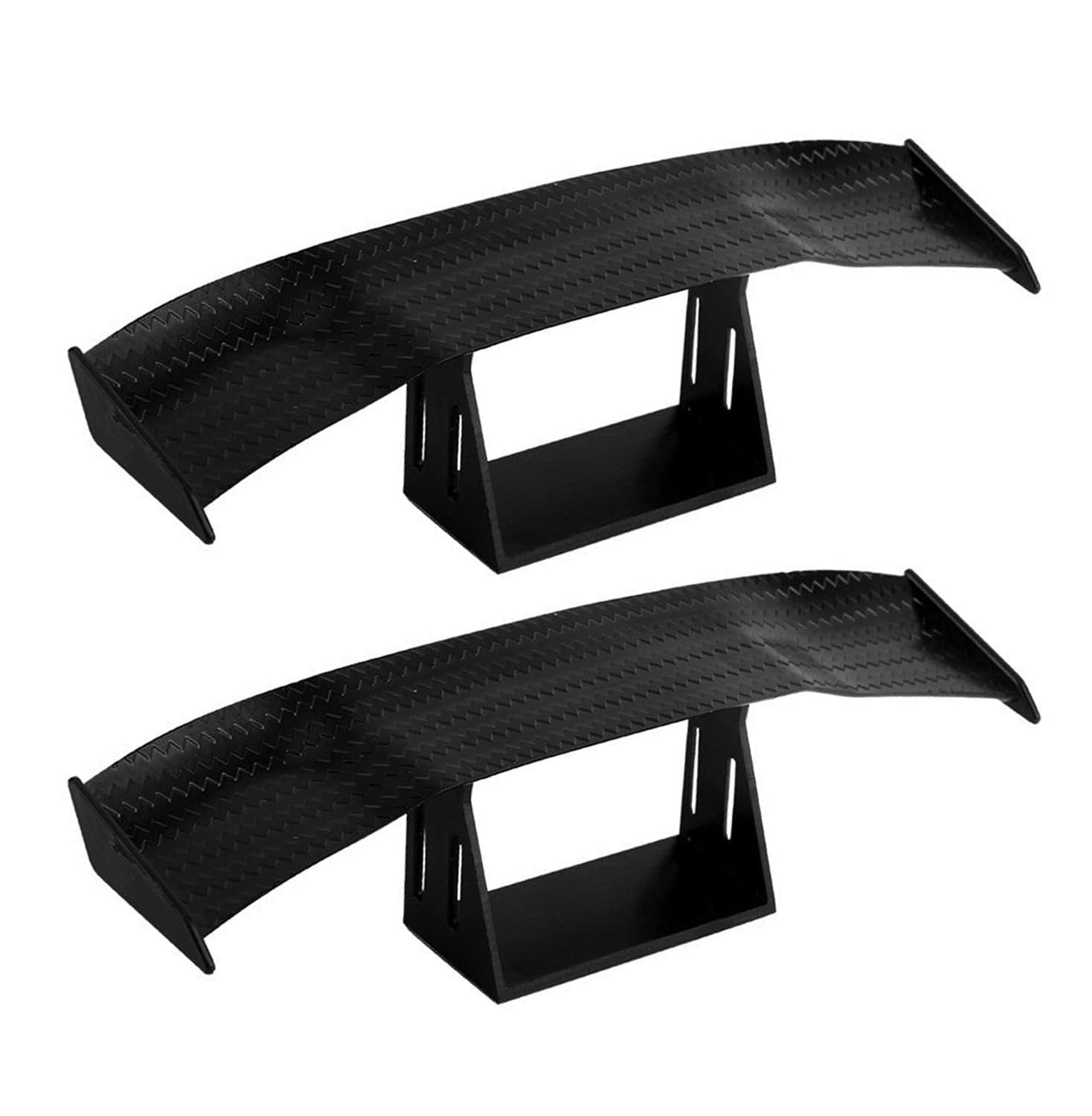 2-Piece Car Tail Wings, Mini Tail Wings, Front Spoiler, Trunk Spoiler - Auto Parts, Black