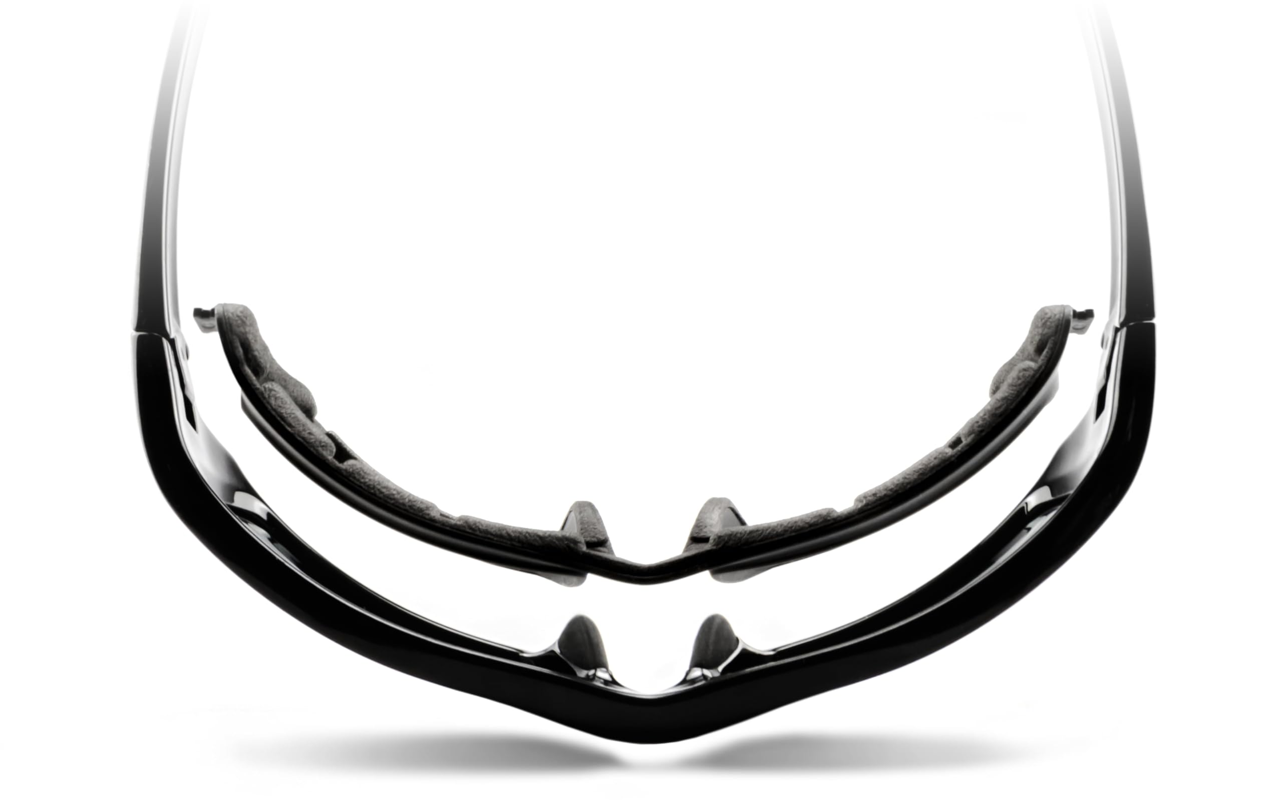 Helly®, n. 1 Bikereyes®, occhiali da motociclista, occhiali da sole da moto, antivento, imbottiti, antiappannamento, infrangibili, ottima sensazione durante lunghe uscite | Occhiali: lucidi (fumo)