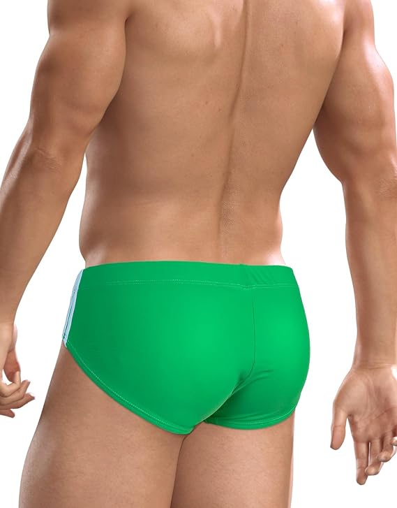 Wildmant Big Boy Pouch Swim Brief Green X-Large