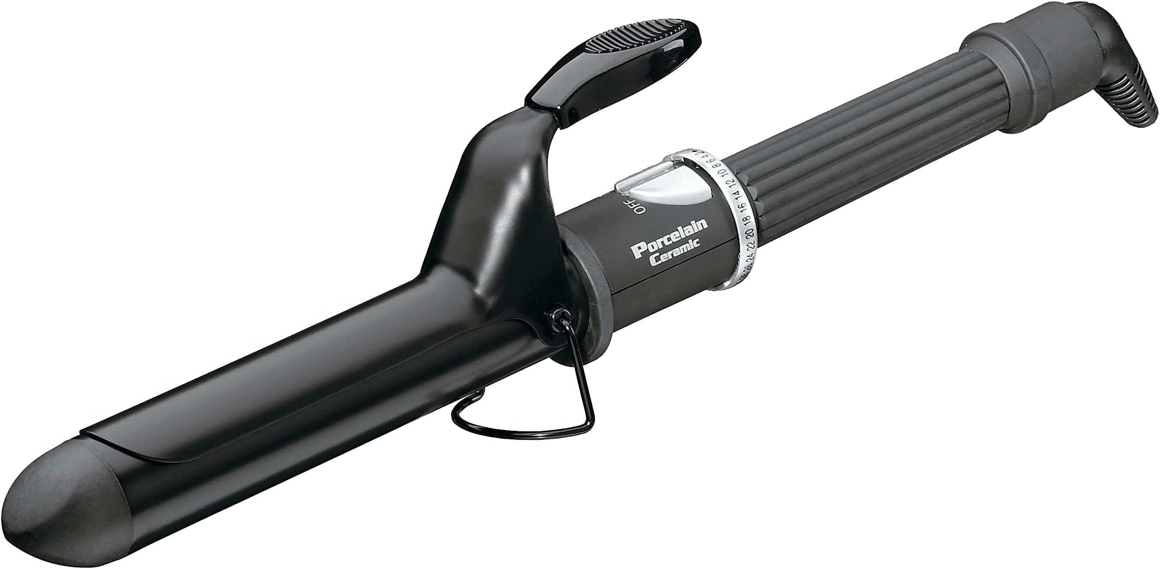 BaByliss Pro Spring Curling Iron, Porcelain Ceramic Professional For Multiple Hair Types, Reaches 430 Degrees for Loose Long Lasting Curls