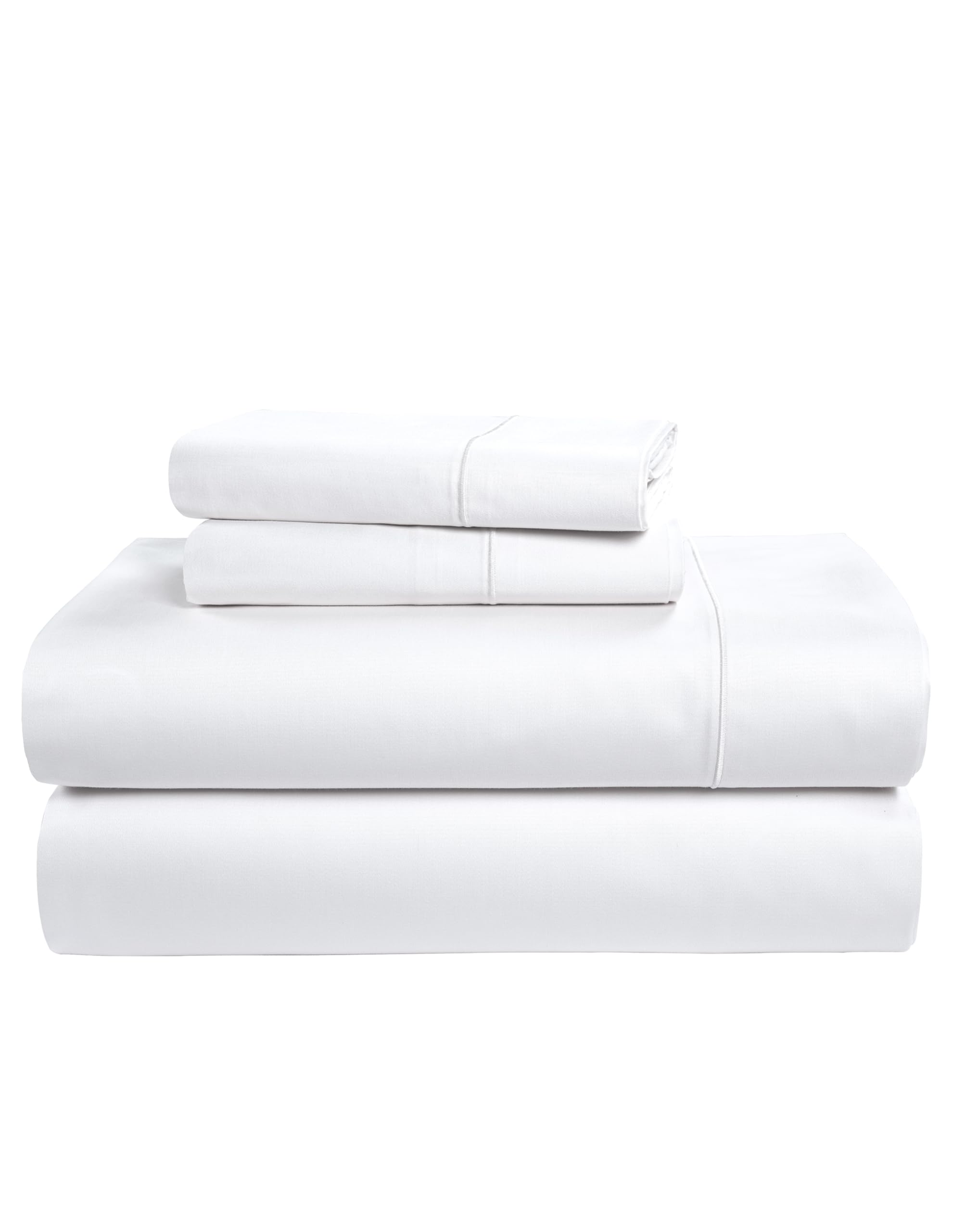 100% Egyptian Cotton Sheet Set Queen Size – Silky Sateen Weave Queen Sheet Set for Winter Sleep Comfort, 15" Snug Fit Deep Pocket, Breathable & Durable, Hotel-Quality Soft Luxury You Can Feel - Taupe — view 14