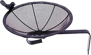 Vogelfutterspender für draußen – Vogelfutterstation für den Außenbereich, Tiere, Esszimmer, wetterfest, Robustes Metallgitter für Hof, Balkon, Geländer, Terrasse, Terrasse