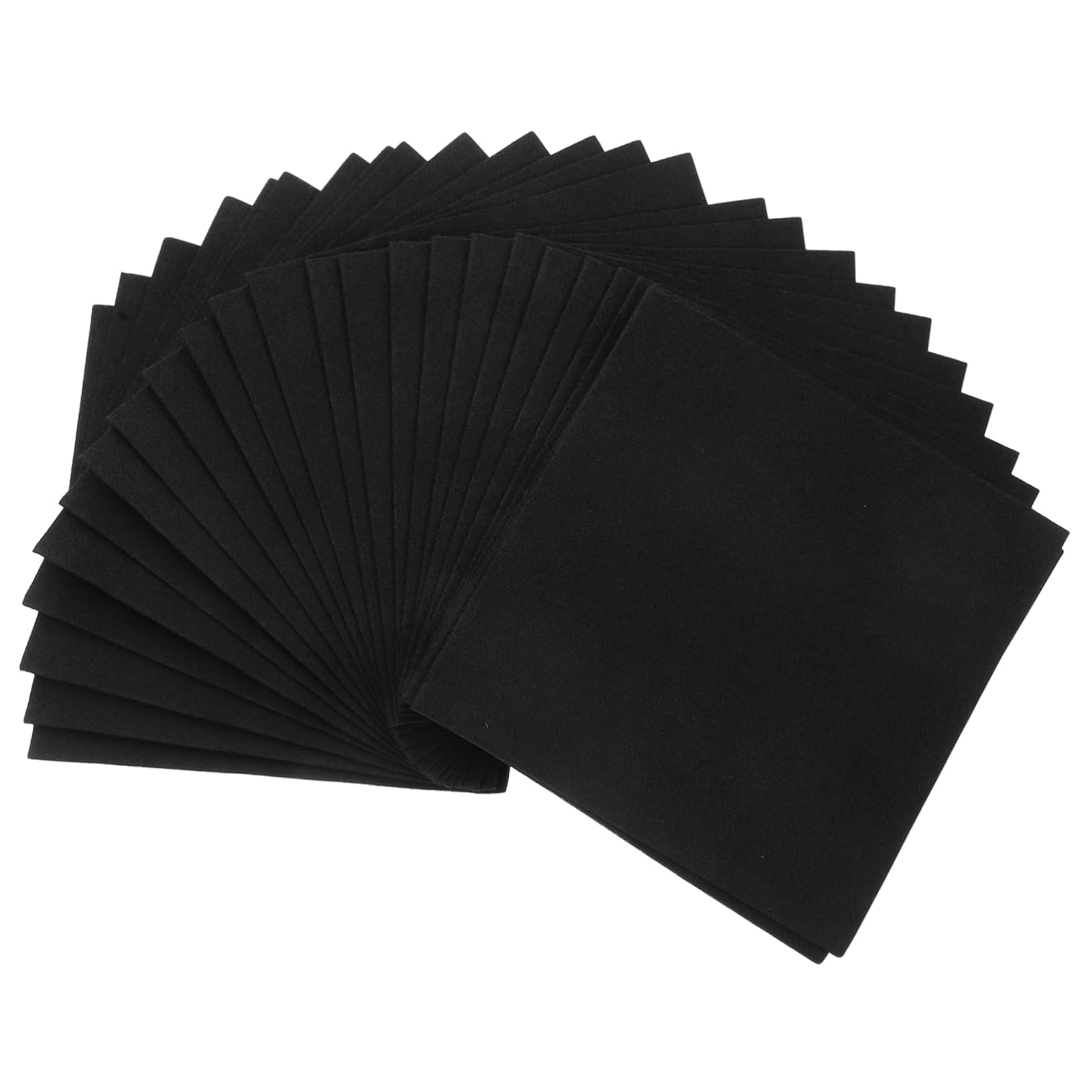 iplusmile25pcs Dust- Napkins Grill Wipes Lenses Wipes for Shop Rags Bulk Wipes Wipes Bulk Lens Wipe Cleaning Rags Bulk Dry Cleaning Kit Cocktail Napkin Black Paper