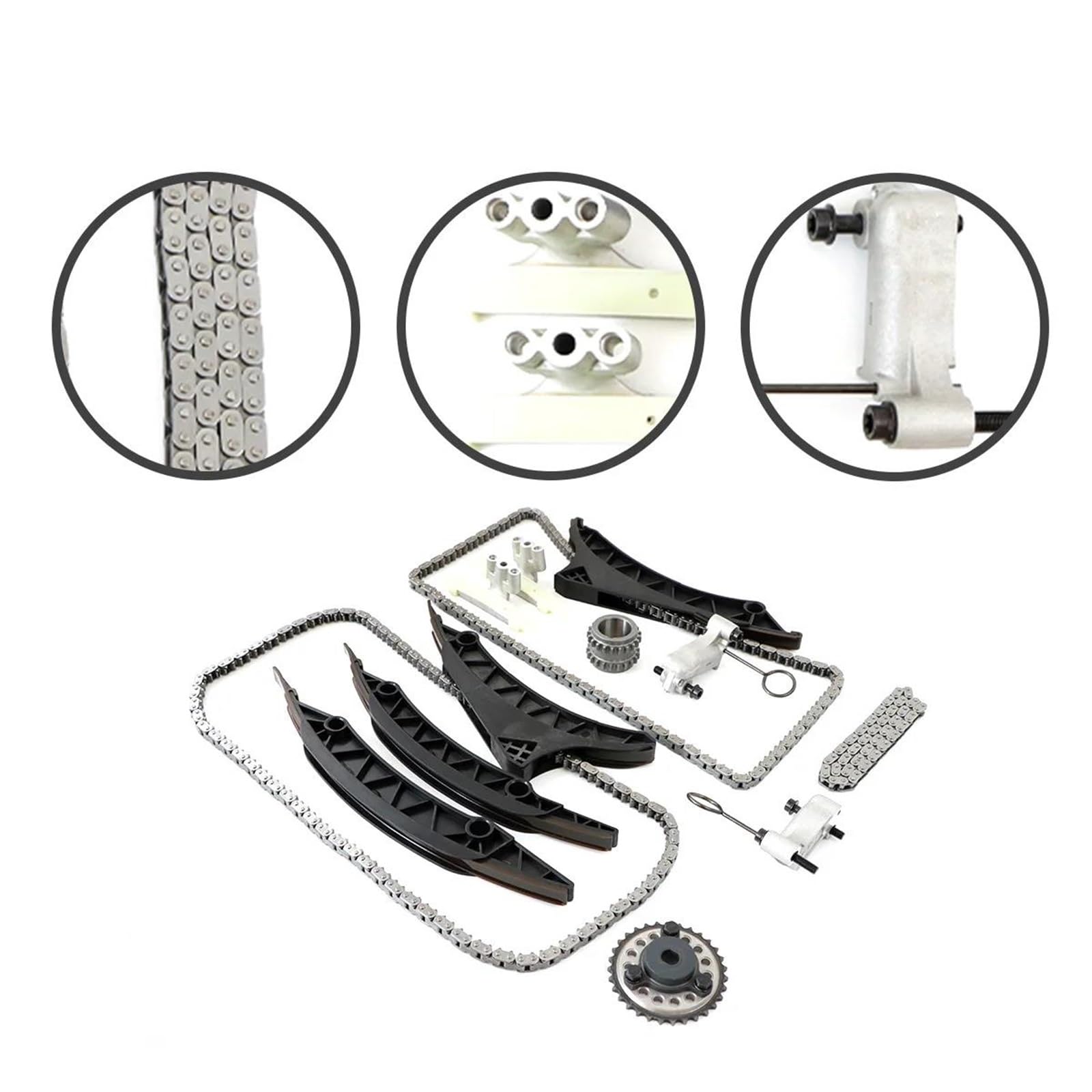 Kit De Cadena Distribución N63 Y Piñón Árbol Levas Motores Para ALPINA B7 N63B V8 4.0L .4L N63B40A Para 550, 650, 750, X5 X6 Piñón cadena