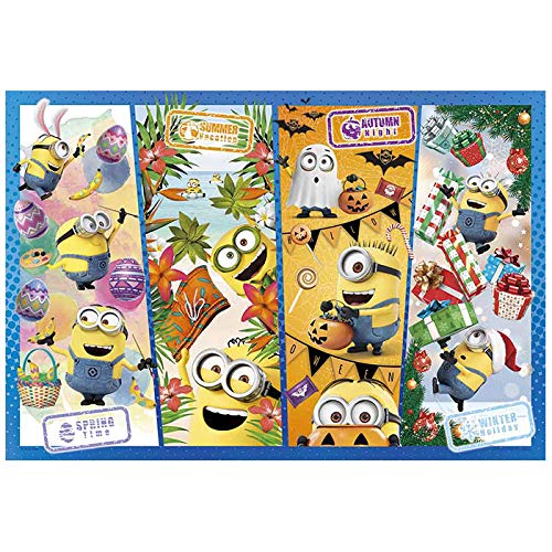 パーティ・オブ・シーズンズ ミニオンズ ジグソーパズル 300ピース ジグソー パズル Puzzle キャラクター おもちゃ ギフト プレゼント 誕生日プレゼント 贈り物 誕生日 クリスマス ステイホーム おうち時間 アート イラスト アニメ 怪盗グルー ミニオン 低難易度 s-ym-6h128