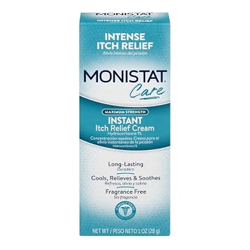 Monistat Instant Itch Relief Cream العناية الكاملة - 1 Ounce Tube